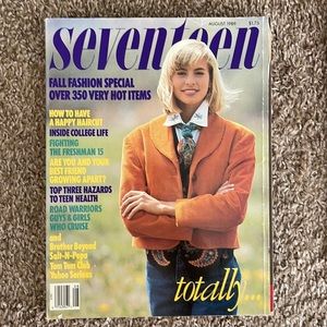 Vintage Seventeen Magazine August 1989